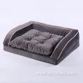 Pet Sofa with Mattress Dog Velvet Removeable Bed